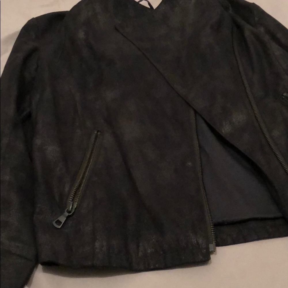 Synthetic Leather Jacket